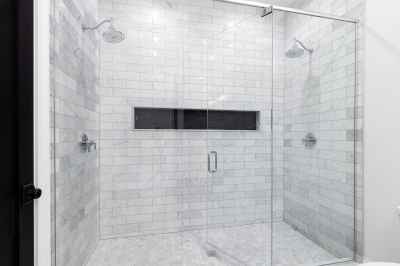 Marble Finish Shower Interior